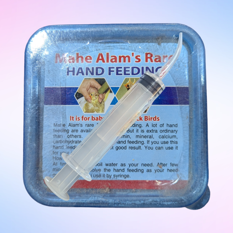 Mahe Alam's Rare Hand Feeding Formula for Baby Birds & Pigeons