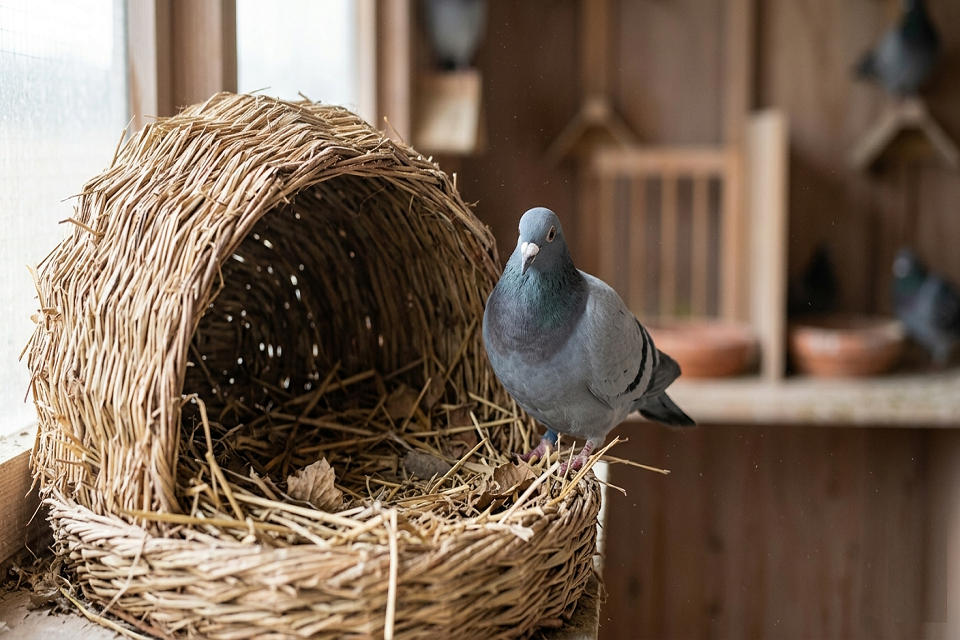 Pigeon not laying eggs